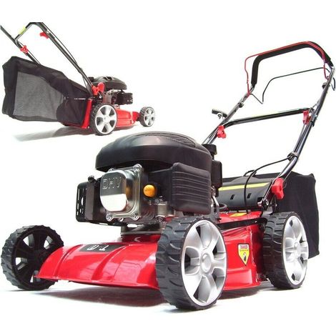 Benzin Rasenmäher 410mm Radantrieb 55793 Antrieb 41 cm Motor Mäher Selbstantrieb (1/5)