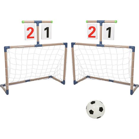 2 Pièces Buts de Foot Enfant Buts de Foot Jardin Buts de Football (1/5)