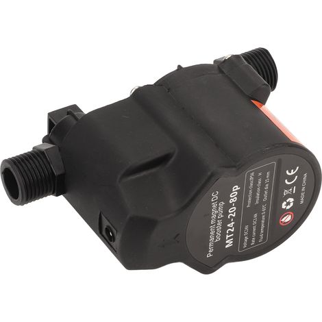 Vollautomatische, leise Druckerhöhungspumpe für kleine Duschen, Umwälzpumpe, 24 V DC, EU-Stecker, 100–240 V (1/5)