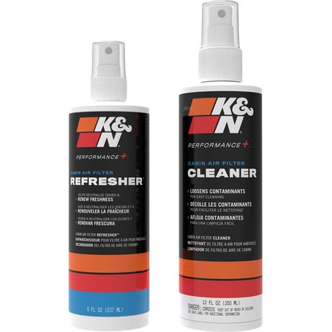 NETTOYANT 355ML + DESINFECTANT 204ML FILTRE D'HABITACLE K&N 99-6000 (1/5)
