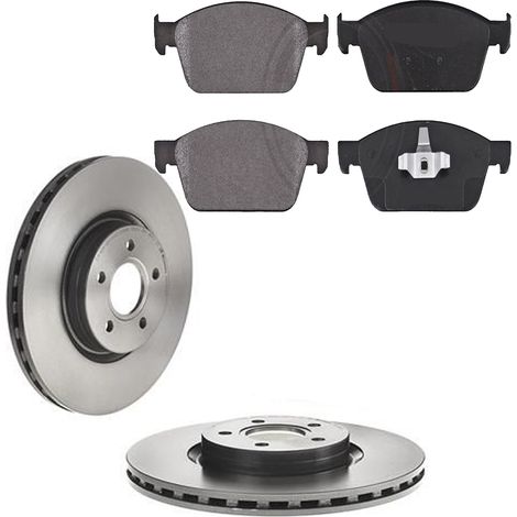KIT FRENI ANTERIORI compatibile con FORD KUGA II (DM2) - DISCHI + PASTIGLIE OEM: FDB4416 / 18340 /SOSTITUZIONE DIRETTA/BASSA POLVERE/SILENZIOSO (1/5)