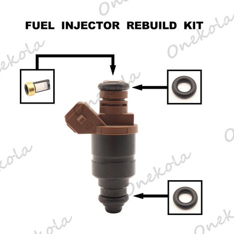 Kit de réparation de joint torique et de filtre pour injecteur de carburant Siemens Daewoo 96332 (1/2)