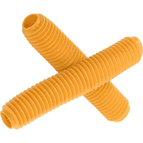 Paire de soufflets de fourche avant moto, cache-poussière de rechange pour SUZUKI RM125 DR250 DRZ400 400, jaune (1/5)