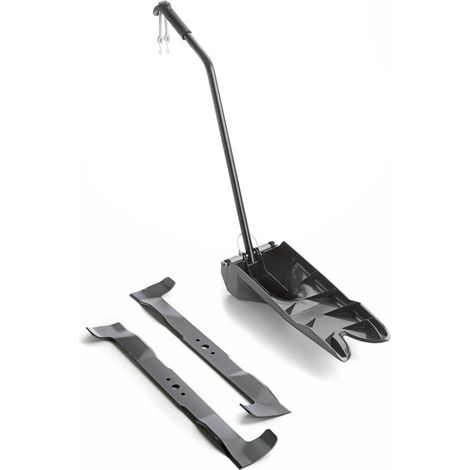 Castelgarden – Kit capuchon mulching et lames plates – Accessoire pour tracteur de pelouse – Compatible avec modèles TC122 et TWINCUT 122 (1/2)