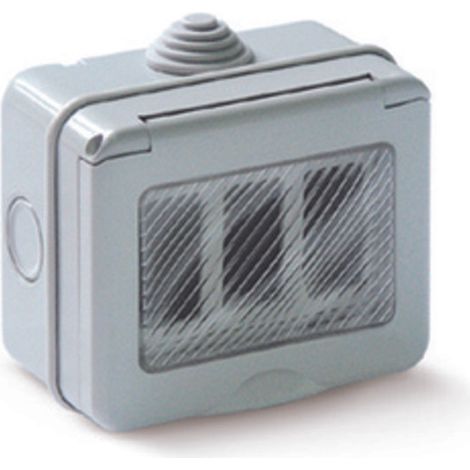 CASSETTA TONDO DA PARETE P/ESTERNO 3P IP55- 1,0 pz