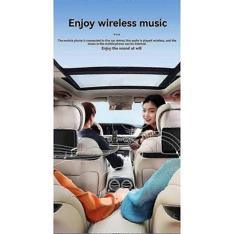 Récepteur Bluetooth 5.3 pour voiture avec réduction du bruit, adaptateur AUX Bluetooth, récepteur musical Bluetooth pour chaîne stéréo domestique/casque filaire. (1/5)