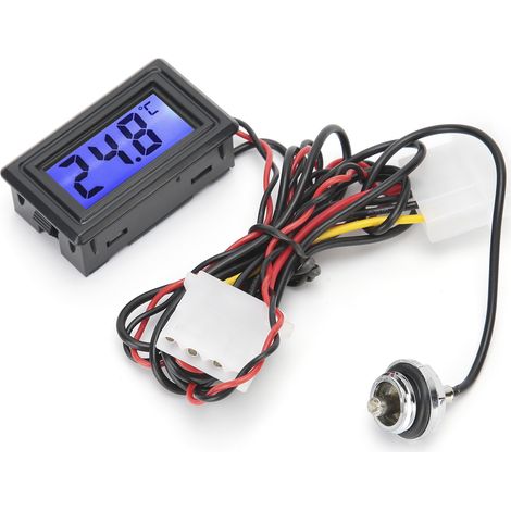 Wassergekühltes Thermometer mit Digitalanzeige für Computer, WDXS-DT 5V-24V (1/5)
