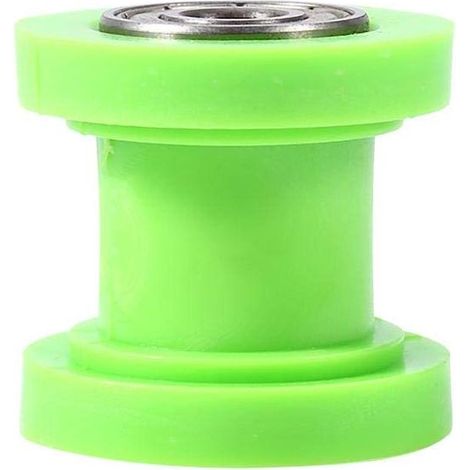 Tendeur de chaîne à galet coulissant, guide-chaîne à galet coulissant 10 mm pour mini-moto tout-terrain, quad et quad (vert) (1/5)