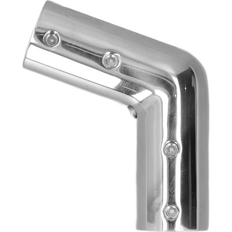 Raccord de rambarde bateau marin 7/8in, coude 110° en acier inoxydable 316, accessoire quincaillerie pour tube de main courante (1/5)