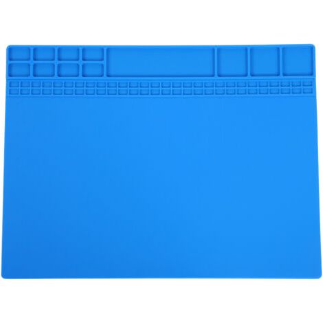 Tapis de réparation magnétique en Silicone, résistant à la chaleur, pour ordinateur et téléphone, Station de soudure, 405x305x8mm
