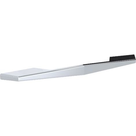 Nuie Chrome 180mm D Shaped Furniture Handle with 160mm Hole Centres - H103 (1/3)