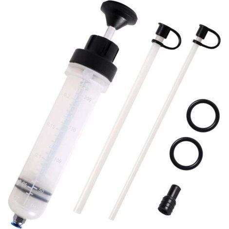 Seringue d'aspiration d'huile de 200 ml, extracteur d'huile, extracteur de liquide et pompe de remplissage, liquide de refroidissement (1/5)