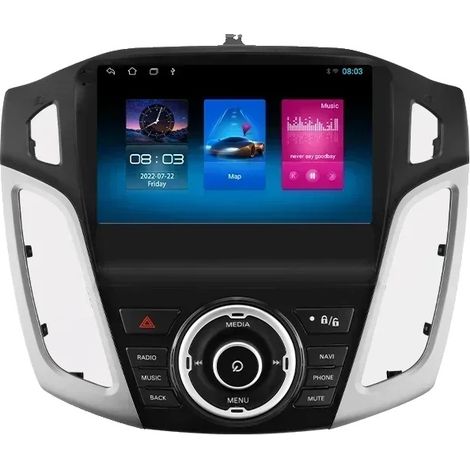 Autoradio, dimensioni del display, lettore video multimediale, compatibile con Ford Focus MK3 2011-2017, P1L (1/2)