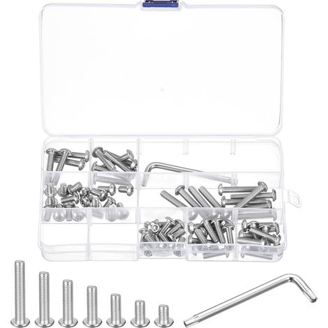 70 Pièces Kit de Vis de Sécurité Torx (M5x8/10/12/16/20/25/30mm) (1/5)