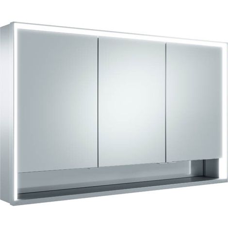 KEUCO Royal Lumos armario con espejo 3 puertas, puerta corta, (1/2)