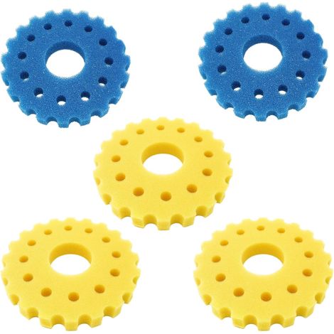 CCYKXALot de 5 CPF/CPA-20000 Pond Mousse pour Filtre Bassin Exterieur Compatible SunSun Pond Filter Sponges High Efficiency Filter Sponge Easy to Replace (1/5)