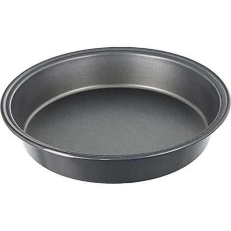 De Buyer Acciaio Antiaderente Stampo Circolare per Torte, 4717.20, Silicone, Nero, Diametro: 20 cm (1/4)