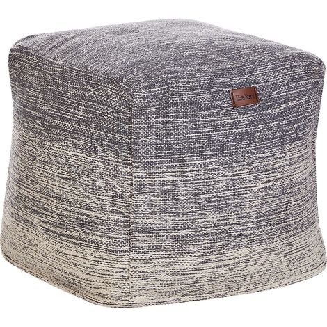 Pouf HIRRI Baumwolle Hellgrau (1/5)