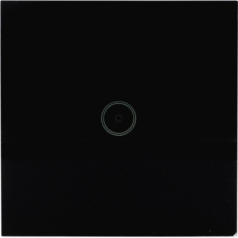 Unitec WIFI Touch Schalter schwarz Glasoptik, Tuya-App, Unterputz Dimmschalter (1/3)