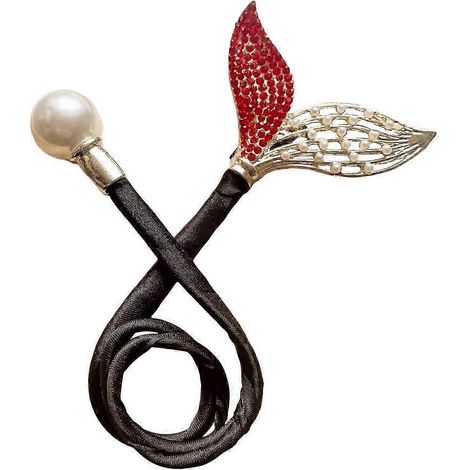 (H) Chignon à fleurs, queue de poisson, strass et plumes, fer à friser, torsadé, cheveux longs, fixation rapide (1/5)