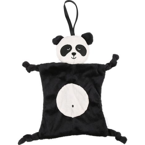 Baby-Sicherheitsdecke mit Panda-Kuscheltier – Beruhigendes Handtuch für Neugeborene und Kleinkinder (1/5)