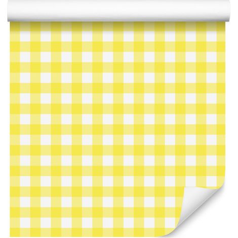 Tapetenmuster in Creme, Gelb und Weiß für Wohn- und Schlafzimmer, 50 x 1000 cm (1/5)