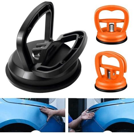 Debosselage Carrosserie, Kit de Débosselage de Voiture, 3 Pièce Extracteur de Bosses de Voiture, Ventouse Carrosserie, Kit de Réparation pour Bosselage De Voiture, écran, Verre, Carrelage (1/5)