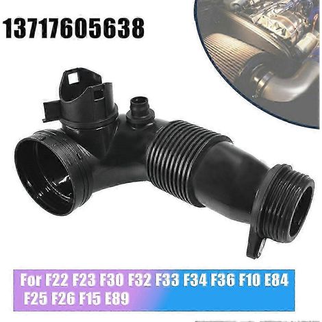 Para F22 F23 F30 F32 F33 F34 F10 E84 F25 F26 Turbocompresor Intercooler Tubo de entrada de aire Manguera de admisión de aire 13717605638 Edición 0619
