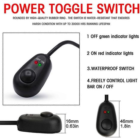 Kabelsatz für LED-Lichtleiste, 2-adrig, 18 AWG LED-Kabel (1/5)