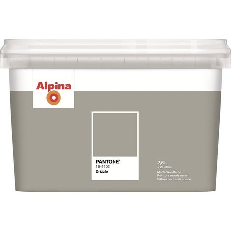 Alpina Wandfarbe Pantone matt drizzle 2,5 L Wandfarbe (1/2)