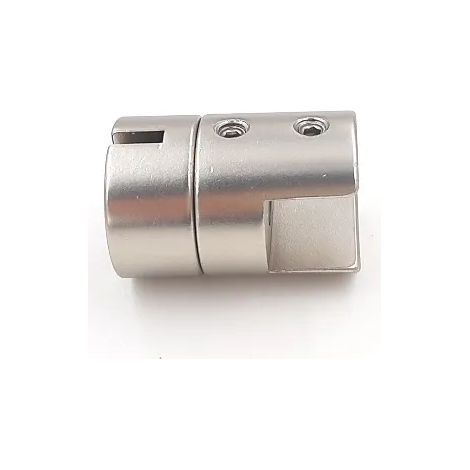 MORSETTO TAHUMA per VETRO 11 mm per fune d.2 mm (1/5)