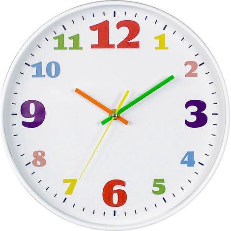 Bunte Kinderuhr mit Cartoon-Motiv (1/5)