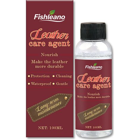 FISHLEANO Lederpflegeprodukte, Lederwarenpflegeöl, Lederschuhe, Lederbekleidung, Sofareinigung, Polieren und Imprägnieren (1/5)