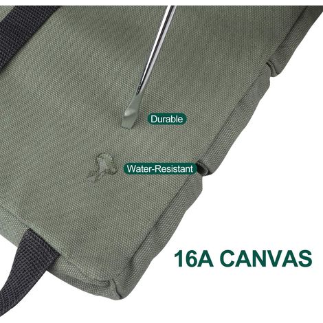 Roll Up Bag, Wrench Roll Up Bag Multipurpose Canvas Tool Organizer (Vert) (1/4)