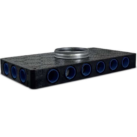 Plenum intermédiaire plat en PE D160 18x75 - Econoflex ECONOPRIME - PP1875160