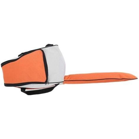 BUNTHAUS PA Sac de rangement portable pour trononneuse en tissu Oxford pour tondeuse à gazon, étui de transport, bote de protection (orange) (1/4)