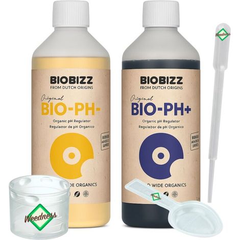 BioBizz pH Minus Plus Set pH Regulierungsset Wasserpflege Nährlösung (1/5)