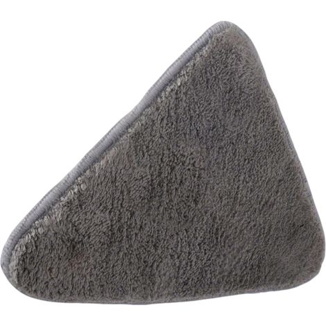 Fregona con frange ritorte a forma di mano, frange triangolari, frange rotanti a farfalla bianca, panno con frange triangolari