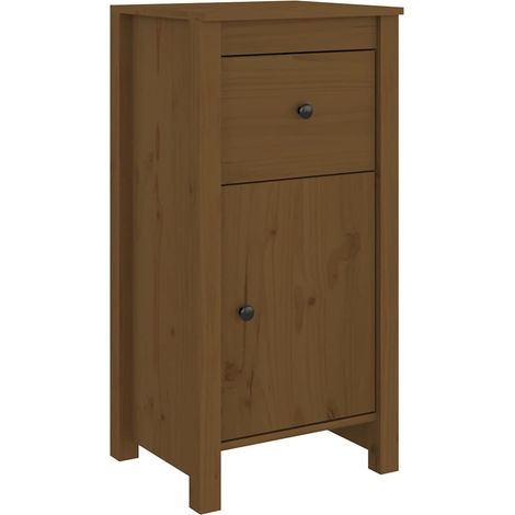 Maison Exclusive - Aparador de madera maciza de pino marrón miel (1/5)