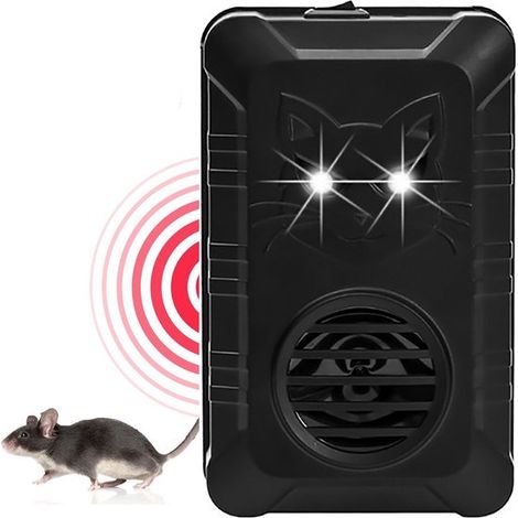 Répulsif à martres et rongeurs pour voiture, alimentation 12 V, dispositif anti-martres, souris et rats, adapté à la voiture, la maison et le jardin (1/5)