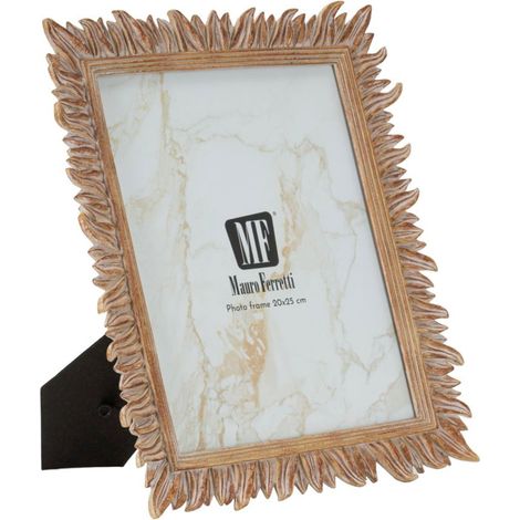 Cornice portafoto in resina, 27,7x2,6x32,6 cm – con Piume Bohémien