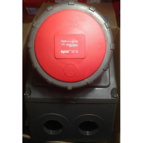 Legrand 59103 - Hypra surface-mounted socket base - IP66/67-125A-380/415V-3P+N+E