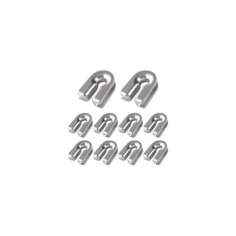 10 Pièces Manchon à œillets, Remplacent Les Manchons à œillets, D'oeillet de Tête de Tondeuse, Compatible avec Husqvarna T45X T25 T35 T35X Débroussailleuse