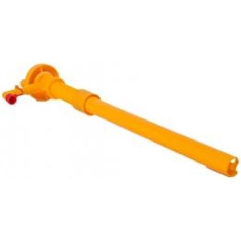 IQ-TOOLS PWE0048 Leimpumpe Easy Pump, Handpumpe für Leime Lacke Farben, mit Adapter für Bohrmaschinen, schnelles Befüllen, für 10kg Gebinde, Tauchtiefe 150-240mm