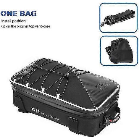 Porte-bagages pour top case BMW Vario, compatible avec BMW R1200, 1250 GS, R1200GS, R1250GS, LC Adv, F750 Dventure. (1/5)