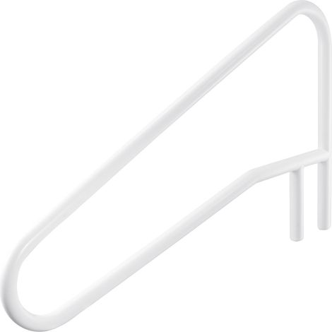 Rampe Piscine 137x81 cm Main Courante Piscine Acier Inoxydable Charge 100 kg Barre d'Appui Sécurité pour Bords de Piscines, Parcs Aquatiques, Centres Spa, Montage Encastré, Soudure sans Joint (1/5)