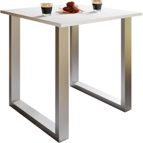 Mesa de comedor de madera Premium Xona U 80x50 76x80x50 - VCM