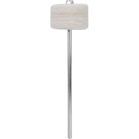 Marteau pédale en acier inoxydable, tête classique, batteur feutré pour pédale de grosse caisse, kit 2 pièces (1/5)