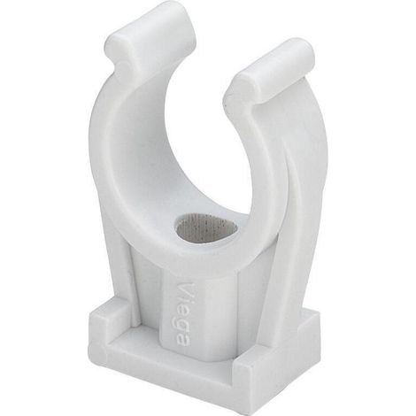 Viega Rohr-Clip 94826C1 einfach in 10mm Kunststoff weiss (1/5)