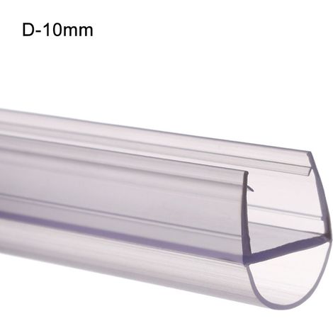 Joint d'étanchéité portable D-10mm pour porte/fenêtre de douche, matériau PVC anti-collision transparent, étanche. (1/5)